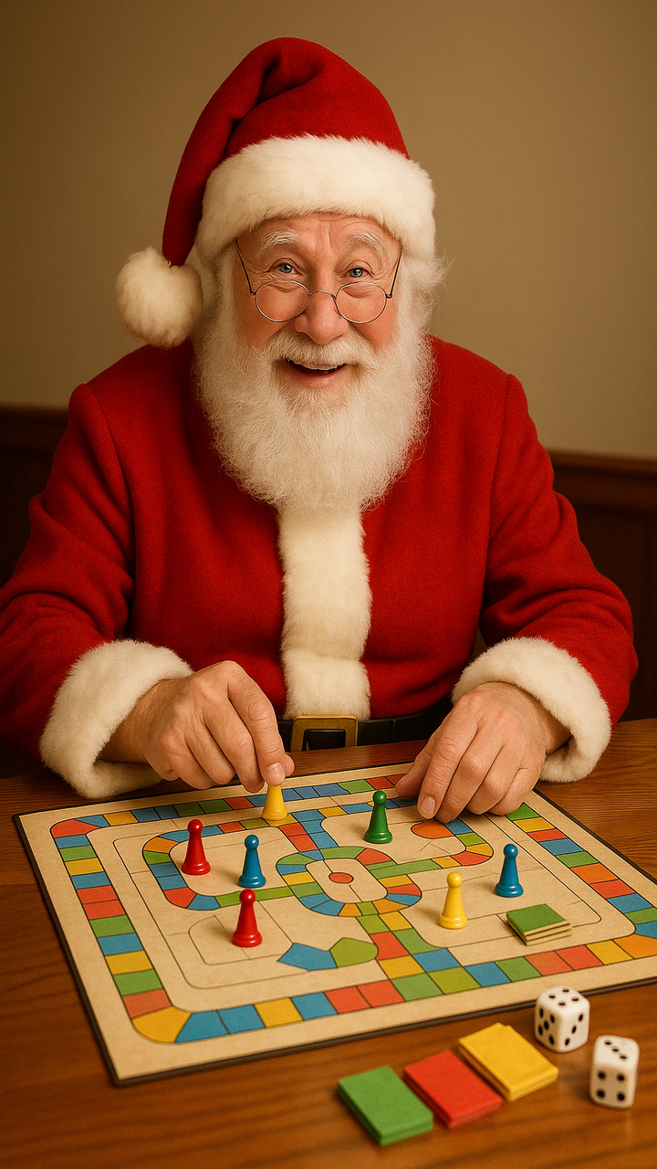 Salavecis spēlē galda spēles